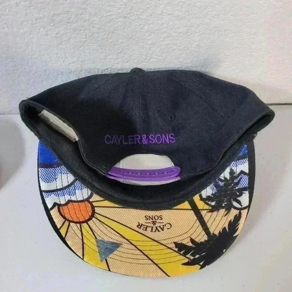 Cayler & Sons Only God Can Judge Me Tupac Snapback Hat One Size Black - Picture 6 of 6